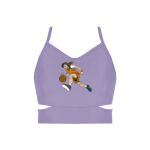 Ladies Cutout Detail Crop Top Thumbnail