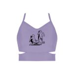 Ladies Cutout Detail Crop Top Thumbnail