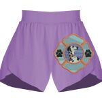 Girls Flowy Overlay Shorts Thumbnail