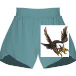 Ladies Flowy Overlay Shorts Thumbnail