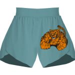 Ladies Flowy Overlay Shorts Thumbnail