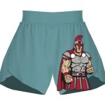 Ladies Flowy Overlay Shorts Thumbnail