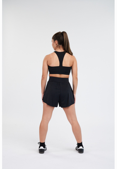 Ladies Flowy Overlay Shorts Thumbnail