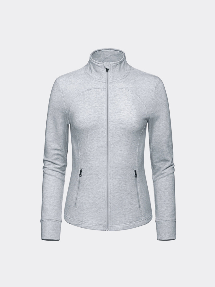 Ladies Lightweight French Terry Full Zip Sweatshirt Thumbnail