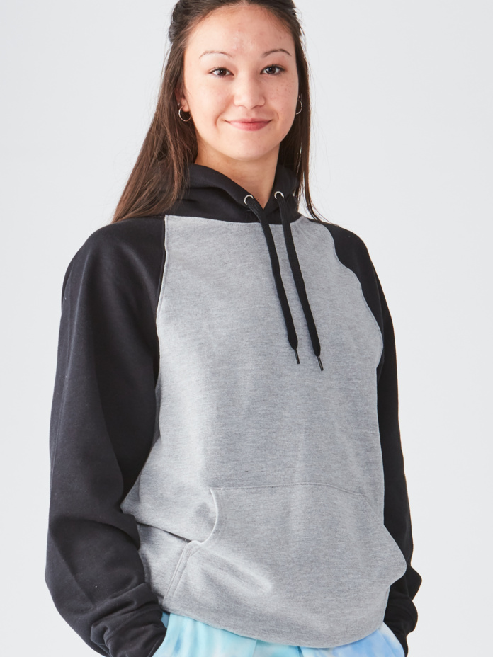 Adult Unisex Two Tone Retro Hoodie Thumbnail