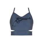 Girls Cutout Detail Crop Top Thumbnail