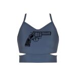 Girls Cutout Detail Crop Top Thumbnail