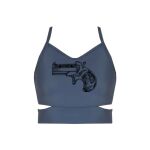 Girls Cutout Detail Crop Top Thumbnail