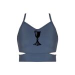 Girls Cutout Detail Crop Top Thumbnail