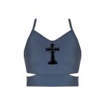 Girls Cutout Detail Crop Top Thumbnail