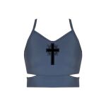 Girls Cutout Detail Crop Top Thumbnail