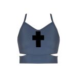 Girls Cutout Detail Crop Top Thumbnail