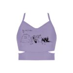 Ladies Cutout Detail Crop Top Thumbnail