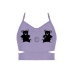 Ladies Cutout Detail Crop Top Thumbnail