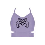 Ladies Cutout Detail Crop Top Thumbnail