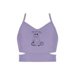 Ladies Cutout Detail Crop Top Thumbnail