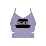 Ladies Cutout Detail Crop Top Thumbnail