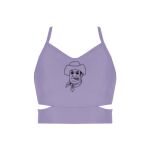 Ladies Cutout Detail Crop Top Thumbnail