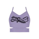 Ladies Cutout Detail Crop Top Thumbnail