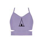 Ladies Cutout Detail Crop Top Thumbnail