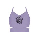 Ladies Cutout Detail Crop Top Thumbnail