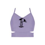 Ladies Cutout Detail Crop Top Thumbnail