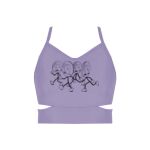 Ladies Cutout Detail Crop Top Thumbnail