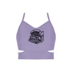 Ladies Cutout Detail Crop Top Thumbnail