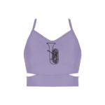 Ladies Cutout Detail Crop Top Thumbnail