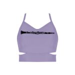 Ladies Cutout Detail Crop Top Thumbnail