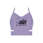 Ladies Cutout Detail Crop Top Thumbnail