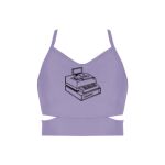 Ladies Cutout Detail Crop Top Thumbnail
