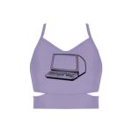 Ladies Cutout Detail Crop Top Thumbnail