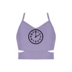 Ladies Cutout Detail Crop Top Thumbnail