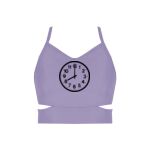 Ladies Cutout Detail Crop Top Thumbnail