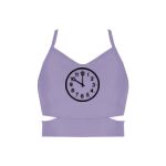 Ladies Cutout Detail Crop Top Thumbnail