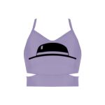 Ladies Cutout Detail Crop Top Thumbnail