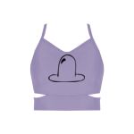 Ladies Cutout Detail Crop Top Thumbnail