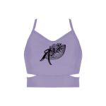 Ladies Cutout Detail Crop Top Thumbnail