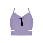 Ladies Cutout Detail Crop Top Thumbnail