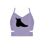 Ladies Cutout Detail Crop Top Thumbnail