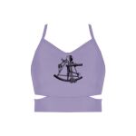 Ladies Cutout Detail Crop Top Thumbnail