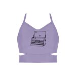 Ladies Cutout Detail Crop Top Thumbnail