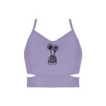 Ladies Cutout Detail Crop Top Thumbnail