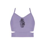 Ladies Cutout Detail Crop Top Thumbnail