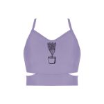 Ladies Cutout Detail Crop Top Thumbnail