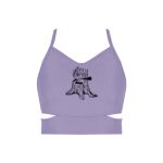 Ladies Cutout Detail Crop Top Thumbnail