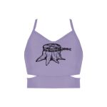 Ladies Cutout Detail Crop Top Thumbnail