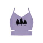 Ladies Cutout Detail Crop Top Thumbnail