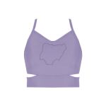 Ladies Cutout Detail Crop Top Thumbnail